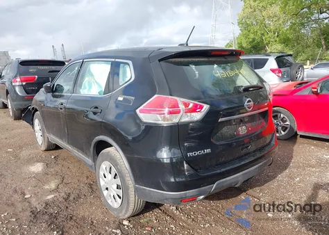 2016 Nissan Rogue S z USA, uszkodzony, nr VIN KNMAT2MT6GP640680